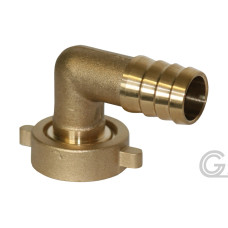 Brass elbow screw connection - 13mm x 3/4"